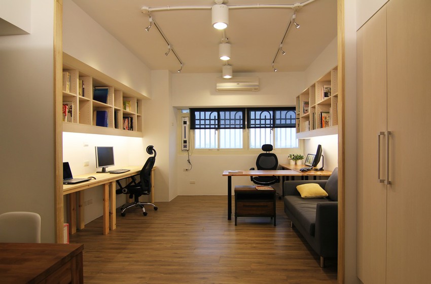 室內裝潢圖片，書房 北歐格調樂活工作