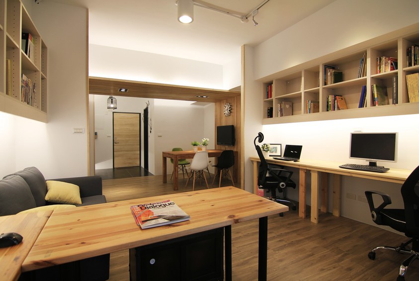 室內裝潢圖片，書房 北歐格調樂活工作