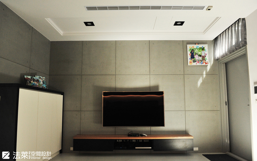 室內裝潢圖片，客廳 室內室外與自然結合的設計概念