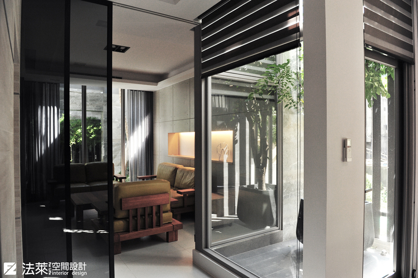 室內裝潢圖片，其他 室內室外與自然結合的設計概念