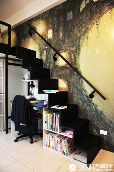 室內裝潢圖片，樓梯 魔法森林樹屋IN MY HOME